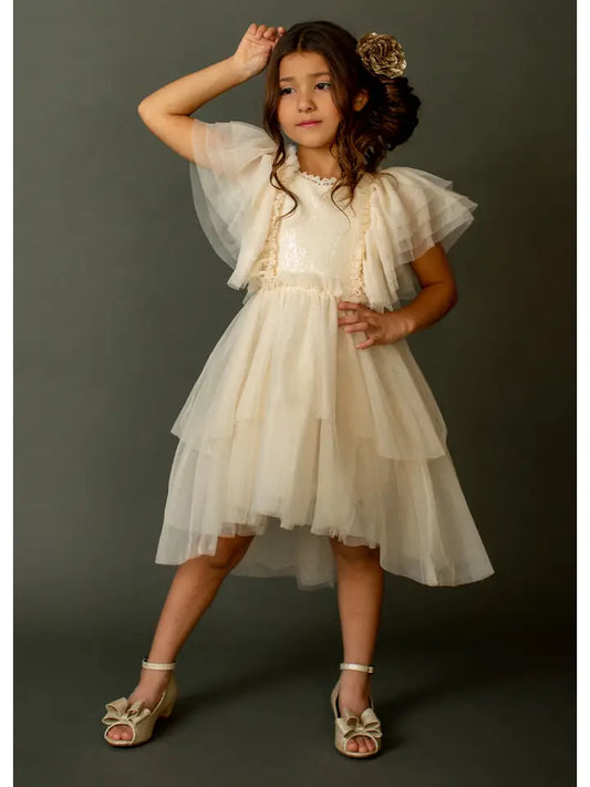 Petticoat Dress in Vanilla